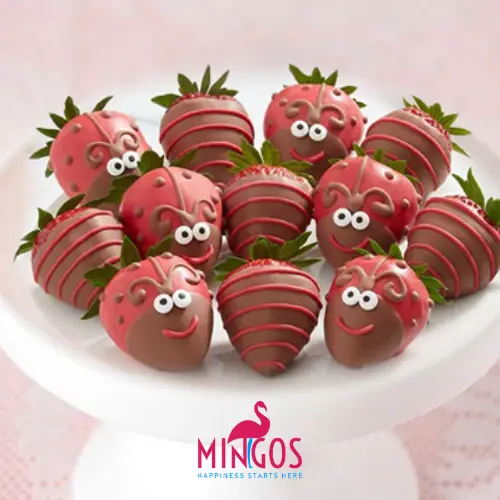 Lady Bugs Chocolate Covered Strawberries