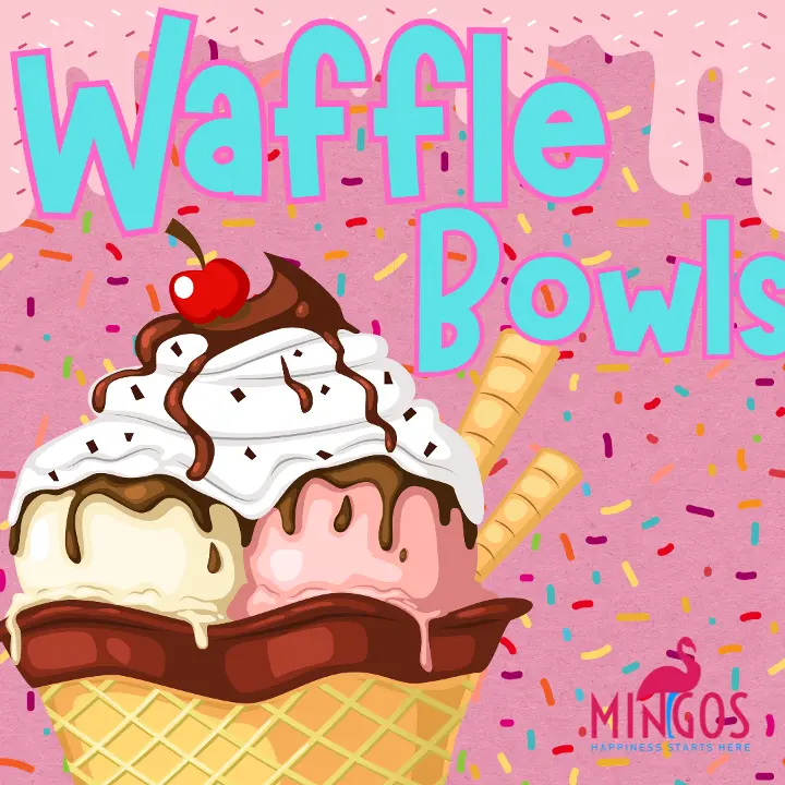 Ice Cream Waffle Bowl